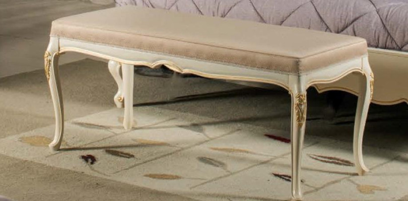 Ottoman Chaise Lounge Bench seat Textile Designer Stool Footstool Side Stool