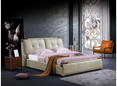 Bed Upholstery Design Luxury Double Decorative Hotel Beds Sleep Room Leather