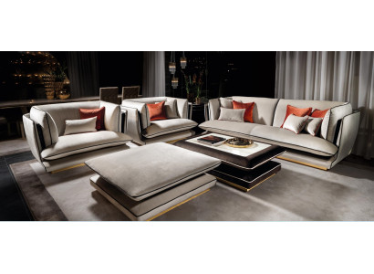 Sofa set 311 Seater Stool Set Furniture Sofa Upholstery Group Couch arredoclassic