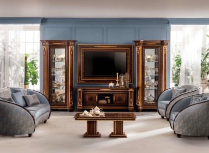 Italian Living room Upholstery Furniture Sofa set 3+2+1 Complete Set