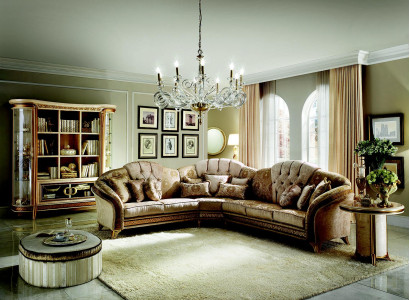 Corner sofa Sofa Couch Living room Baroque Rococo Art Nouveau royal Classic