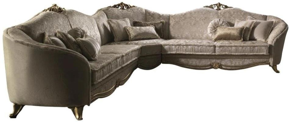 Corner sofa Living landscape Sofa Couch L-shape Upholstery Couches Textile arredoclassic