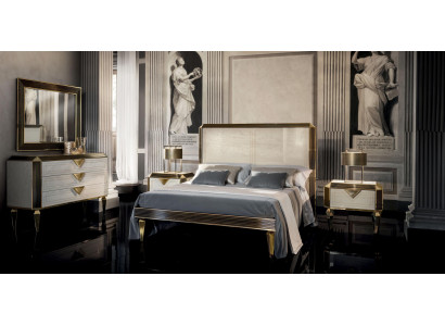 Bedroom Sets Complete Bed Chest of drawers Bedside table 5pcs. arredoclassic new