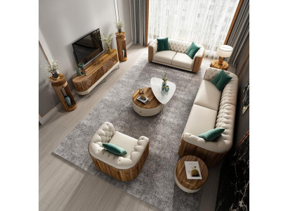 Sofa set 4+2+1 Seater Living landscape Sofa Couch Upholstery Suite Sofas