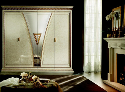 Wardrobe Antique Style Arredoclassic Furniture Bedroom Wardrobe Cabinets Wood