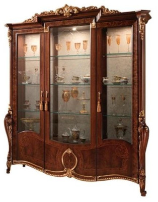Display case 3 door Wardrobe Showcases Living room Cabinets Design Wardrobe Furniture Glass new