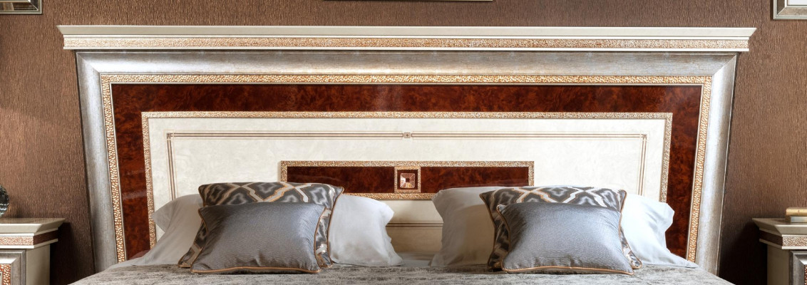 Luxury Bedroom Furniture Bed 2x Bedside table Set Beds Hotel Arredoclassic 3-piece.