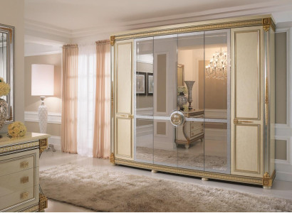 Wardrobe Bedroom Wood Wardrobe arredoclassic Baroque Rococo Cabinets