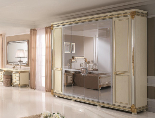 Wardrobe Bedroom Wood Wardrobe Modern Style Cabinets Luxury Classic