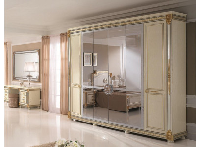 Wardrobe Bedroom Wood Wardrobe Modern Style Cabinets Luxury Classic