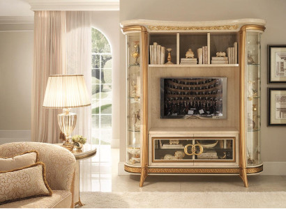 Designer Living room TV wall Media wall TV wall TV cabinet Wall unit