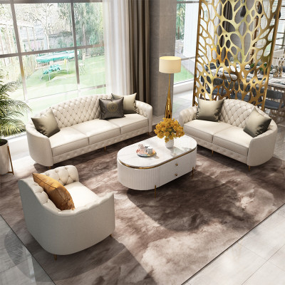 Sofa set 3+2+1 Seater Set Design Sofas Upholstery Couches Modern Leather Couch