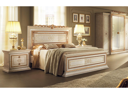 Classic s Bedroom Set Bed Luxury 2x Bedside table Beds Furniture 3-piece Wood new