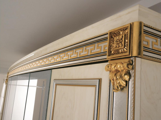 Bedroom Wardrobe 4 door Wood closet Wardrobe Clothes cupboards