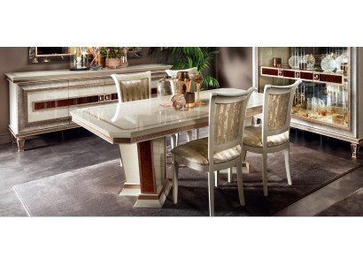 Dining table Dining room Set Dining set Furniture Table 5tlg Chair 4x Chairs arredoclassic