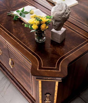 Chest of drawers Mirror Furniture Designer Rococo Baroque Art Nouveau Classic