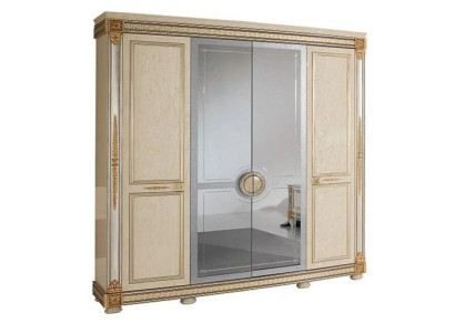 Luxury Clothes Wardrobe Clothes cupboards high gloss Furniture Designer Living Wood new