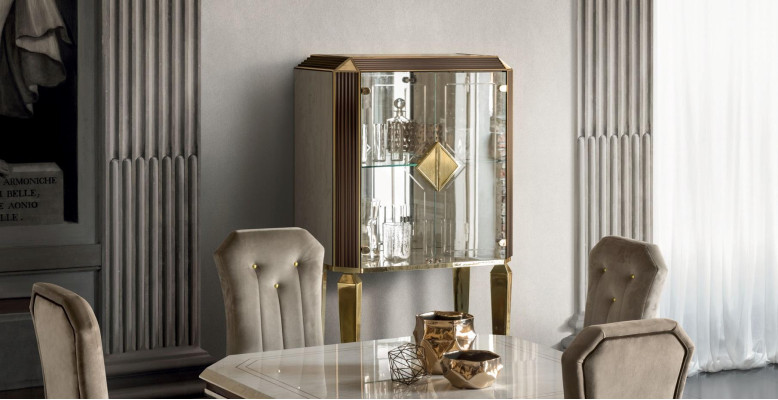 Wardrobe Bar Bar Cabinet Display case Living room Designer Shelf Furniture arredoclassic