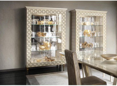 Display case Wardrobe Glass Cabinet Designer Furniture Decoration Rococo Baroque Art Nouveau