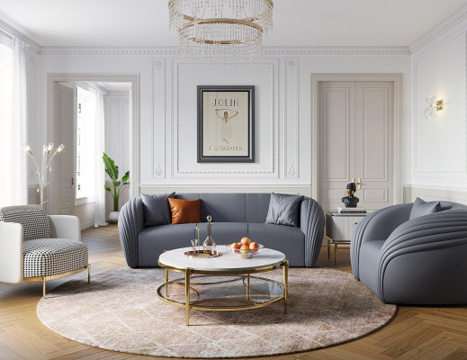 Living landscape Sofa Upholstery Sofa set 3+2 Seater Modern Style Furniture Group