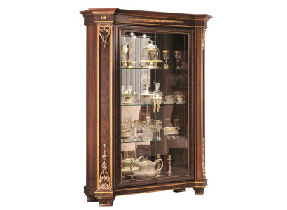 Display case 2 door Wood Wardrobe Showcases Living room Show Cabinets Design Glass Furniture