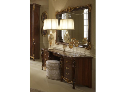 Dressing table Mirror Luxury Console Chest of drawers Bedroom Baroque Rococo new