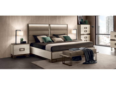 Bed Upholstery Classic Double bed Wood 180x200cm Beds Hotel Bedroom new