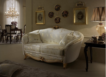 Classic 2 Seater Couch Upholstery Sofa Seat Couches Italy Design arredoclassic