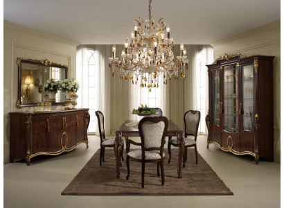 Dining table Table Dining room Tables Wooden table Art Nouveau Antique Style Italy 200cm