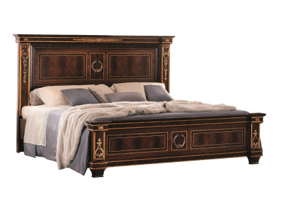 Bedroom Hotel Beds Double Bed Design Wood 180x200cm Furniture arredoclassic