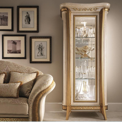 Luxury Shop Window Display Case Glass Wardrobe Classic Style Furniture Shelf ITALY new