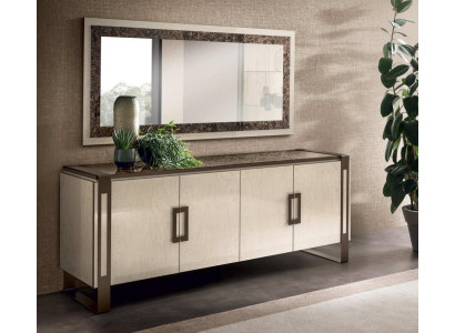 Elegant Design Console Wood Mirror Sideboard Sideboard Wardrobe 2-piece. Console table