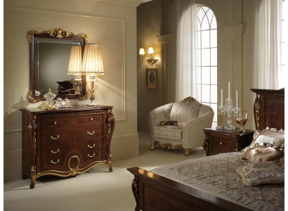 Consoles Table Chest of drawers with Mirror Furniture Luxury Set Console 2pcs. Made in Italy