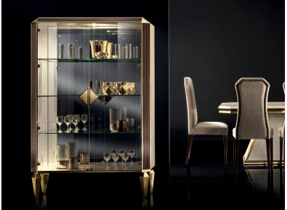 Display case Italian luxury furniture showcases arredoclassic luxury wardrobe glass new