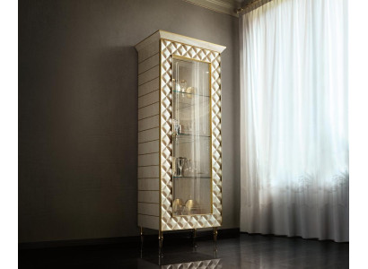 Display case Wardrobe Glass Cabinet Designer Furniture Rococo Baroque Deco Art Nouveau