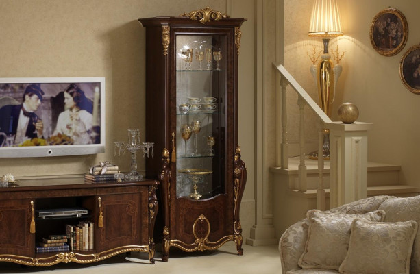 Classic Wardrobe Bookcase Bookshelf Display case Glass cabinet