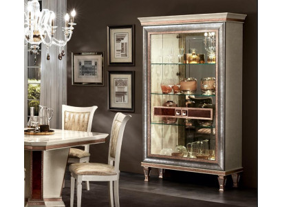 Display case Wardrobe Showcases Living room Show Cabinets Design Baroque Rococo Wood new