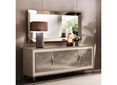 Buffet Sideboard Chest of drawers Mirror 2-piece Chests of drawers Wood Furniture Sideboard arredoclassic