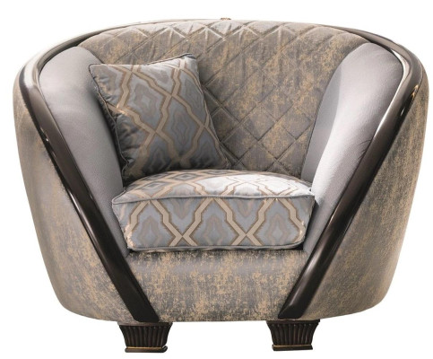 Design Armchair Fabric Couch Sofa Upholstery Sofas Armchair Television 1 Seat arredoclassic