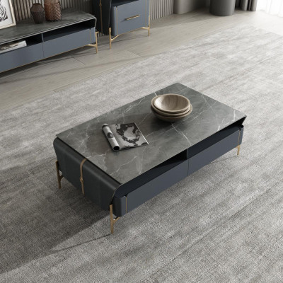 Coffee table sideboard 2-piece living room table lowboard furniture wall units