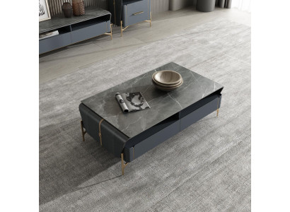 Coffee table sideboard 2-piece living room table lowboard furniture wall units