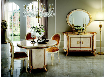 Dining table round table designer baroque rococo classic art nouveau antique