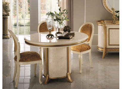 Round Dining table Designer Dining table Design Table Wood Dining room Living room table Round