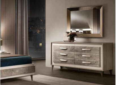 Chests of drawers Wardrobe Mirror Design Furniture Furniture Coat rack 2pcs. Set arredoclassic