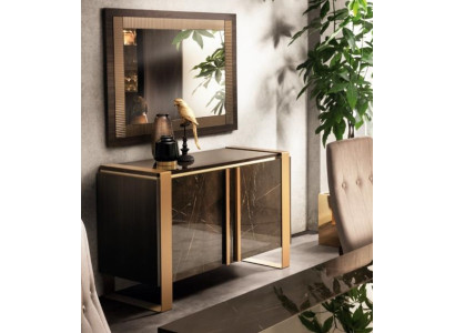 Furniture Stil Classic r 2-piece set Chest of drawers with Mirror Luxury Italian Furniture