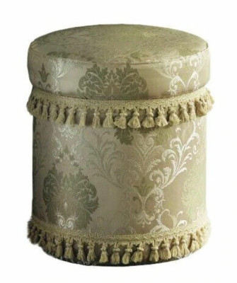 Design Stool Design Footstool Upholstery Ottoman Seat Textile Chaise Lounge Pufa