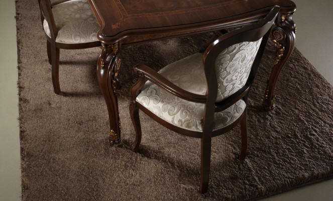 Classic r Chair 1x Dining room Lehn Armchair Lounge Club with Armrests Luxury new