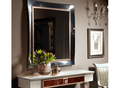 Classic r Large Mirror Wall mirror Hanging mirror Wooden frame Coat rack new