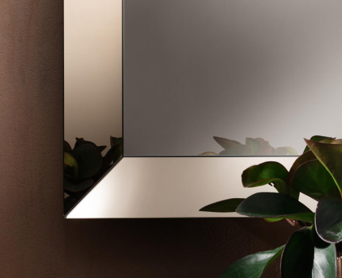 Wall mirror Wood Frame Golden Mirror Wall mirror Hanging mirror Living room new