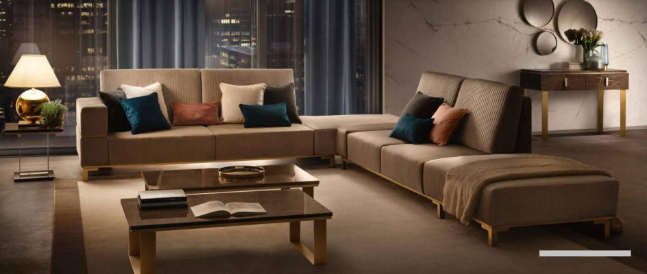 Side table Table 2x Coffee table Sofa Tables Living room Design stainless steel new